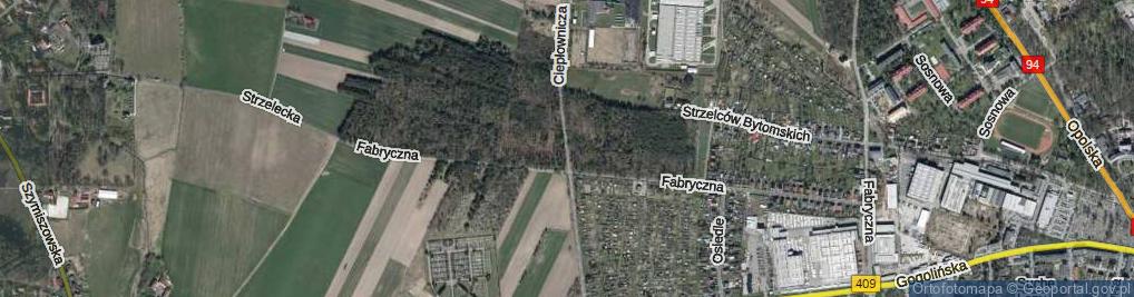 Zdjęcie satelitarne Ciepłownicza ul.